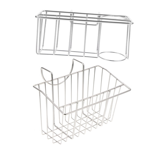 CIYODO 2pcs Sponge Drainer Basket Dish Brush Dish Cloth Holder Sink Sponge Holder Sponge Drying Rack Drying Rack Sink Kitchen Sponge Drain Rack Stainless Steel Platform Dish Soap