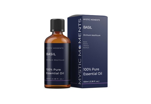 Mystic Moments | Basil Essential Oil - 100ml - 100% Pure