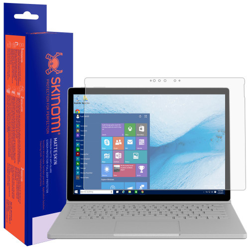 Skinomi Matte Screen Protector Compatible with Microsoft Surface Book 2 15 inch Anti-Glare Matte Skin TPU Anti-Bubble Film