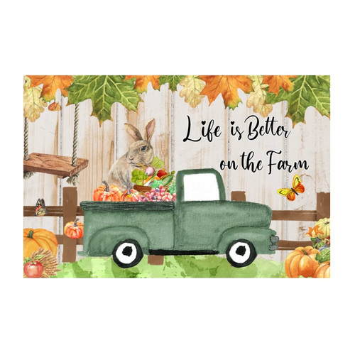Life is Better on The Farm Backdrop Wall Art Wall Art Decal Bunny Rabbit Butterfly Fall Art Self-Adhesive Wall Stickers for Backdrop Living Room Car Tumblers Vinyl Life is Better on The Farm Backdrop Wall Art Wall Art Decal Bunny Rabbit Butterfly Fall Art Self-Adhesive Wall Stickers for Backdrop Living Room Car Tumblers Vinyl