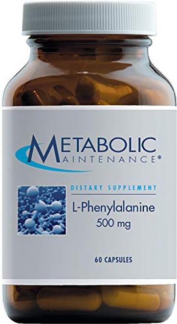 Metabolic Maintenance - L-Phenylalanine - 500 mg + B6, Mood Support, 60 Capsules Metabolic Maintenance - L-Phenylalanine - 500 mg + B6, Mood Support, 60 Capsules