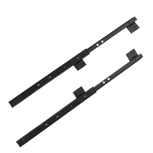 NUOBESTY 2 Pairs Keyboard Rails Computer Drawer Tray Cabinet Slider Keyboard Stand Keyboard Rail Rack Keyboard Slides Extended Drawer Slides Keyboard Tray Practical Desk Steel Ball Office