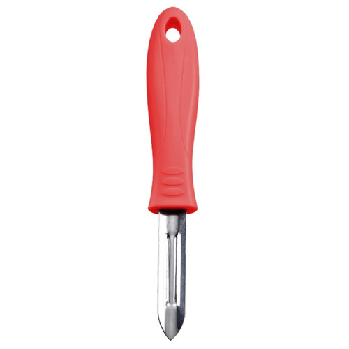 VEDEXA peeler Antislip Fruit Vegetable Potato Peeler Knife Slicer Peel Blade Tool For Kitchen (Color : Rojo)