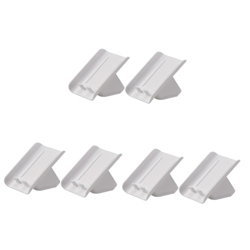 STOBAZA 6 Pcs Bathroom Soap Holder Waterfall Soap Dish Soap Dish Drain Wall Soap Holder Self-draining Soap Holder Sink Soap Holder Kitchen Soap Holder Tray Soap Box White Travel Desktop