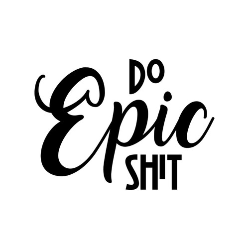 Wall Art Vinyl Decal - Do Epic Sh!t - 16" x 22" - Trendy Motivating Positive Lifestyle Quote Sticker for Home Living Room School Classroom Office Gym Fitness Decor Wall Art Vinyl Decal - Do Epic Sh!t - 16" x 22" - Trendy Motivating Positive Lifestyle Quote Sticker for Home Living Room School Classroom Office Gym Fitness Decor