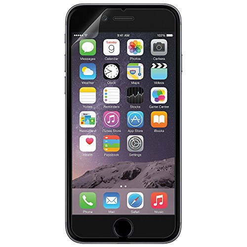 Amzer ShatterProof Screen Guard Scratch Shock Drop Protector Shield for Apple iPhone 6 Plus, iPhone 6s Plus - Retail Packaging - ShatterProof