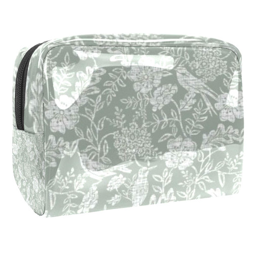 Portable Makeup Bag with Zipper Travel Toiletry Bag for Women Handy Storage Cosmetic Pouch Elegant Pattern Element Portable Makeup Bag with Zipper Travel Toiletry Bag for Women Handy Storage Cosmetic Pouch Elegant Pattern Element