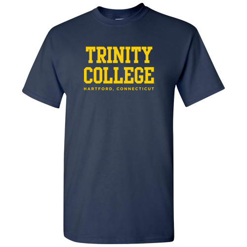 AS01 - Liberty Flames Basic Block T Shirt - 2X-Large - Navy