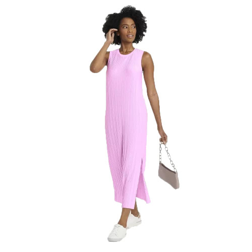 A New Day Women's Sleeveless Plisse Knit Dress - (as1, Alpha, s, Regular, Regular, Light Purple)
