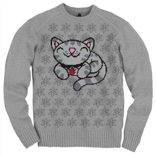 Big Bang Theory Soft Kitty Knit Juniors (Medium) Grey