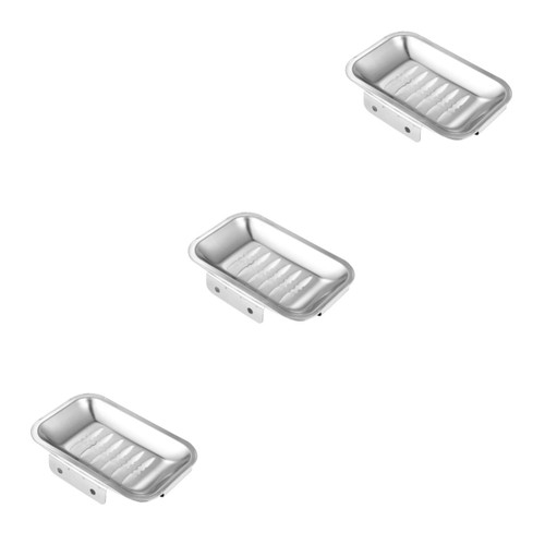 Cabilock 6 pcs soap Box soap Dish for Shower Wall- Mounted Soap Dispenser soap bar Holder for Shower soap Holder Shower soap Dish jabonera para Soap Container Basket Detachable