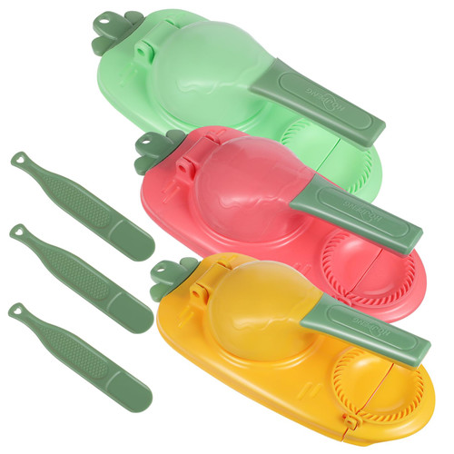 BESTOYARD 3 Pcs skin press dumpling skin maker tortilla presser purrito 2 in 1 dumpling maker machine empanada maker press mexican tortillas press dumpling press tools dough Perfect pizza pp