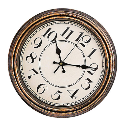 IMIKEYA Wall Clock Silent Wall Modern Wall Decorative Clock Decorative Hanging Clock Country Decor Retro Clock Digital Clock Silent Clock Rustic Decor Pocket Watch Office Fashion Plastic