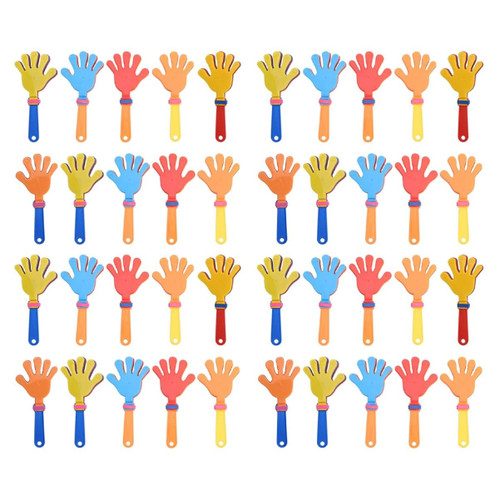 BESTOYARD 40 pcs palm clap noisemakers toy party clappers party supplies mini tools mini toys plastic playes Funny Hand Clapper Kids' Plaything Hand Noisemaker child abs vocalize generator