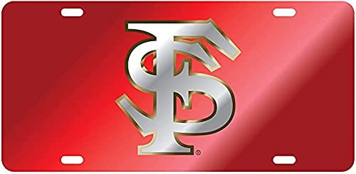 Dixie Dawgs Florida State Laser Cut License Plate Car Tag