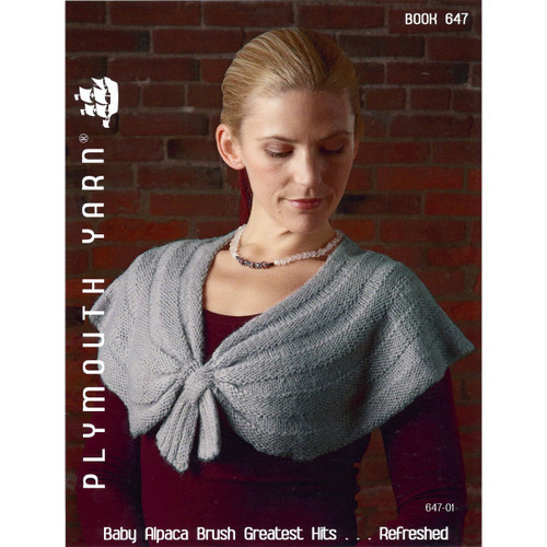 Plymouth (1-Pack) 647 Baby Alpaca Brushed Greatest Hits Refreshed Knitting Pattern Book FW13-1P