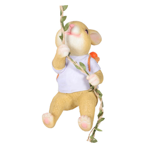 OFFSCH Home Decorations Rabbit Garden Statue Hanging Rabbit Sculpture Climbing Bunny Figurine Garden Animal Sculpture Easter Tree Car Decor Car Trim Bunny Crafts Ornaments Resin Miniature