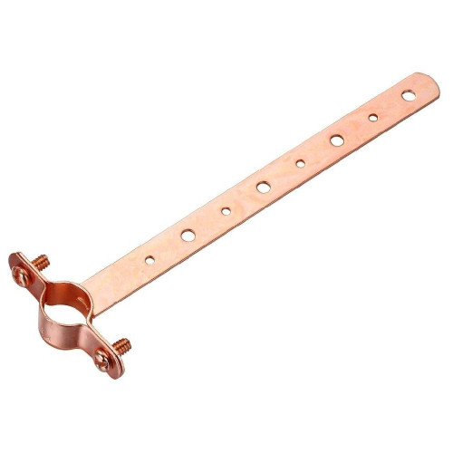 Oatey 33697 Copper Plated Milford Hanger, 1/2' x 12'