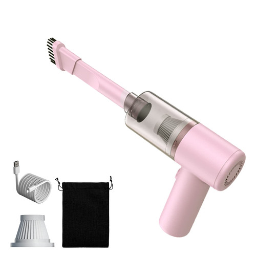 KASYDoFF Handheld Vacuum 6000Pa, Powerful Hand-held Cordless Vacuum Cleaner, Portable Vacuum with 120W Rechargeable Power Wet Dry Hand Held Car Vacuum HEPA Filter for Car