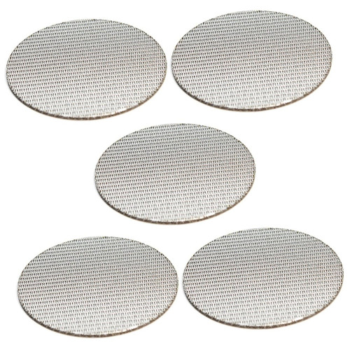 DOITOOL 5pcs Coffee Machine Water Distribution Network Coffee Filter Coffee Mesh Filter Espresso Puck Filter Espresso Filter Mesh Espresso Coffee Maker Stainless Steel Office Screen