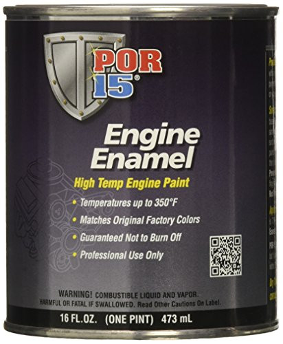 POR-15 42158 Ford Blue Engine Enamel - 1 pint