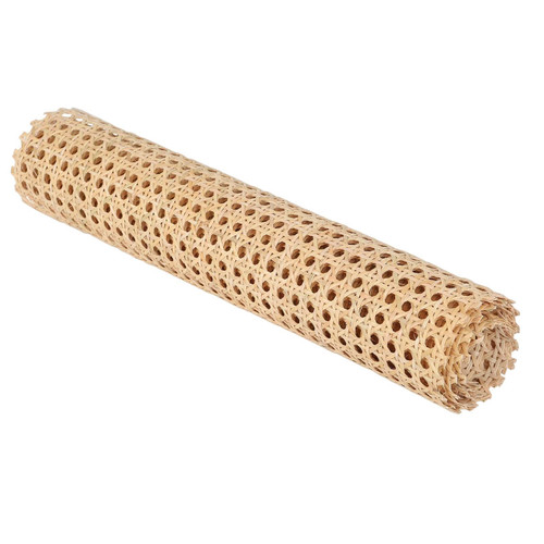 Rattan Cane Webbing Sheet, Woven Open Mesh Roll, Waterproof Rattan Roll, Cane Webbing Roll Sheet, Adjustable Caning Material for Chair, Ceiling, Cabinet, Furniture, Caning Projects, Caning Supplies
