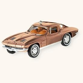 Hallmark QXI1001 1963 Corvette Sting Ray Coupe Repaint of 2003 Classic American Cars #13 2008 Keepsake Ornament