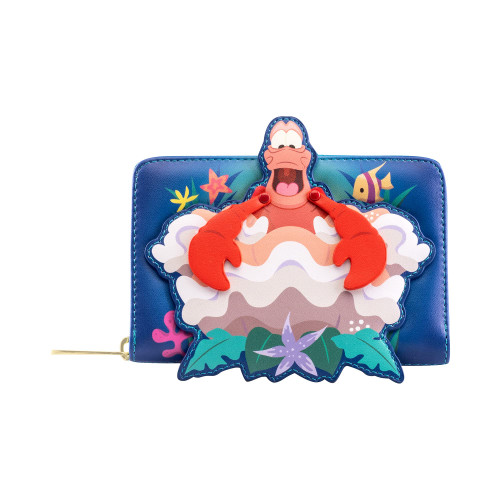 Loungefly Disney Little Mermaid Sebastian Wallet, Amazon Exclusive Loungefly Disney Little Mermaid Sebastian Wallet, Amazon Exclusive
