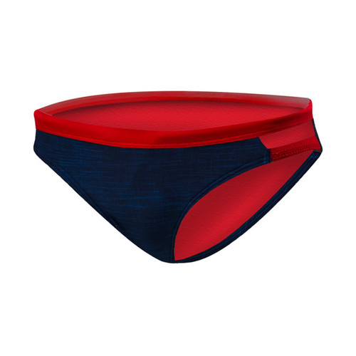 TYR Women's Sandblasted Cove Mini Bikini Bottom, Navy, Medium
