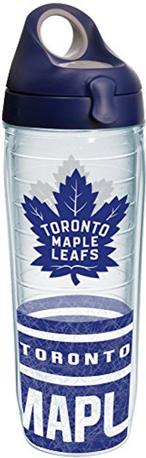 Tervis 1235157 NHL Toronto Maple Leafs Tumbler with Wrap and Navy with Gray Lid 24oz Water Bottle, Clear Tervis 1235157 NHL Toronto Maple Leafs Tumbler with Wrap and Navy with Gray Lid 24oz Water Bottle, Clear
