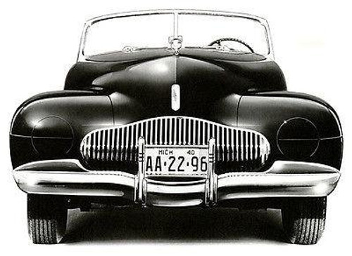 1938 Buick Y-Job Concept Car - Promotional Advertising Poster