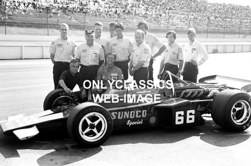 OnlyClassics 1971 POCONO 500 MARK DONOHUE ROGER PENSKE 8X10 PHOTO SUNOCO INDY CAR AUTO RACING