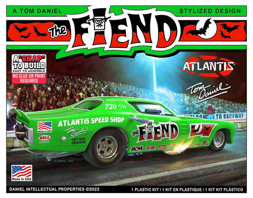 ATLANTIS TOY & HOBBY INC. Snap Tom Daniel Fiend Funny Car 132 AANM8278 Plastic Models Other Misc