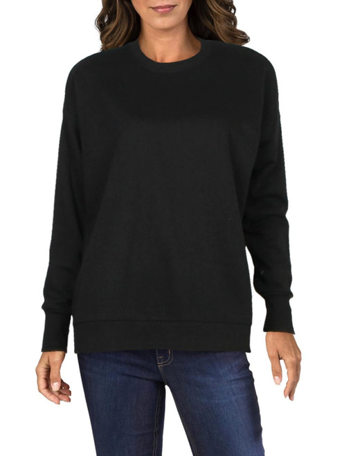 Danielle Bernstein Womens Sweater Medium Crewneck Pullover Black M