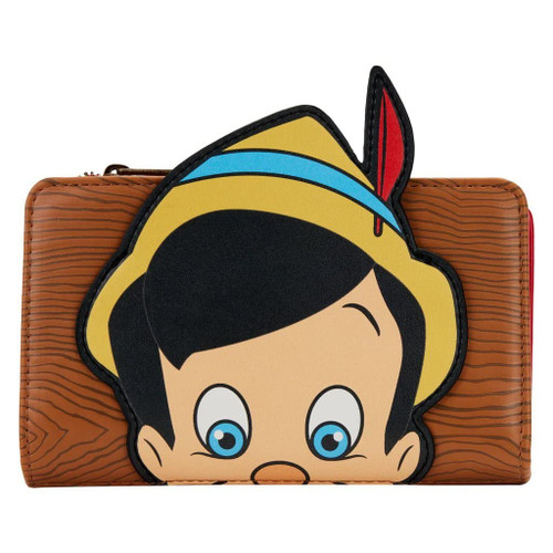 Loungefly Disney Pinocchio Peeking Flap Wallet Loungefly Disney Pinocchio Peeking Flap Wallet