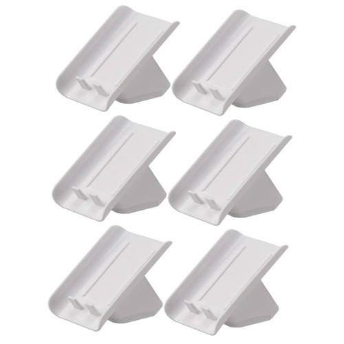Cabilock 6 Pcs soap Dish Drain Sink soap Holder Wall Soap Rack soap Dish Holder Bathroom soap Holder Bathroom Soap Dish Wall soap Holder Slanted Soap Holder Portable Travel White Container