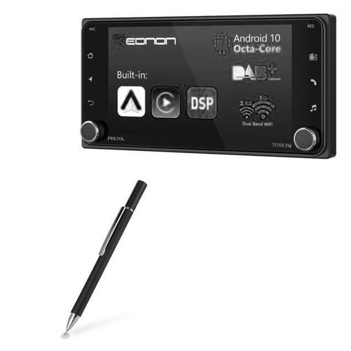 BoxWave Stylus Pen Compatible with Eonon Q67PRO - FineTouch Capacitive Stylus, Super Precise Stylus Pen - Jet Black BoxWave Stylus Pen Compatible with Eonon Q67PRO - FineTouch Capacitive Stylus, Super Precise Stylus Pen - Jet Black