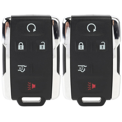 M3N32337100 Keyless Entry Remote Key Fob for Chevy Suburban Tahoe Colorado Silverado for GMC Canyon Sierra Yukon 2015-2019 2 PCS 5 Buttons-SCITOO