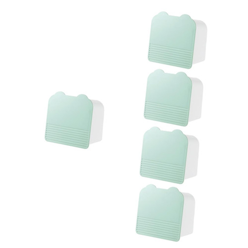 Alipis 5pcs Wall-Mounted Draining Soap Jars for Bathroom Storage Bathroom Hanging Soap Case Wall Soap Holder Saver Bath Soap Holder Soap Holder for Shower Wall Container Take a Bath
