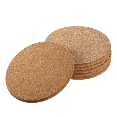 Coaster 5/10/20 PCS Cup Coasters Tea Coffee Mug Drinks Holder for Kitchen Natural Wooden Mat Tableware Round Drink Coaster (Color : Round 10 PCS)