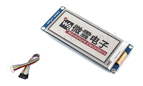 Tri-Color 2.9inch E-Ink Display Module Resolution 296x128 3.3v E-Paper Electronic Screen Panel Three-Color SPI Interface for Raspberry Pi/STM32/Arduino