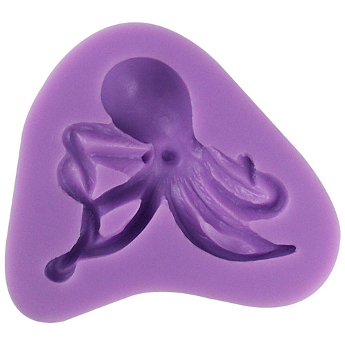 Funshowcase Octopus Devilfish Candy Silicone Mold for Sugarcraft, Cake Decoration, Cupcake Topper, Chocolate, Fondant, Jewelry, Polymer Clay, Soap Making, Crafting Projects