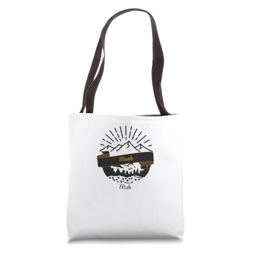 Moab Retro Vintage Vacation Souvenir Tote Bag