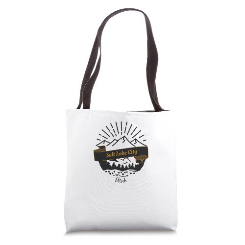 Salt Lake City Retro Vintage Vacation Souvenir Tote Bag