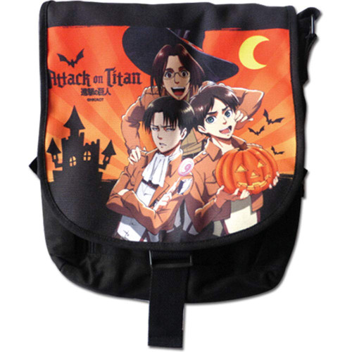 Attack On Titan- Eren & Levi & Zoe Halloween Messenger Bag