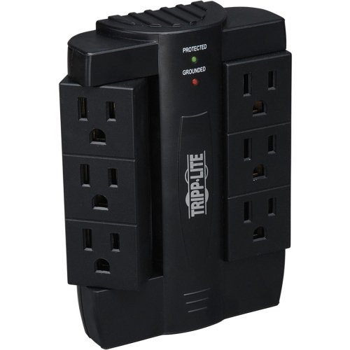 Tripp Lite Protect It! SWIVEL6 6-Outlet Surge Suppressor - Receptacles: 6 x NEMA 5-15R - 1500J Tripp Lite Protect It! SWIVEL6 6-Outlet Surge Suppressor - Receptacles: 6 x NEMA 5-15R - 1500J