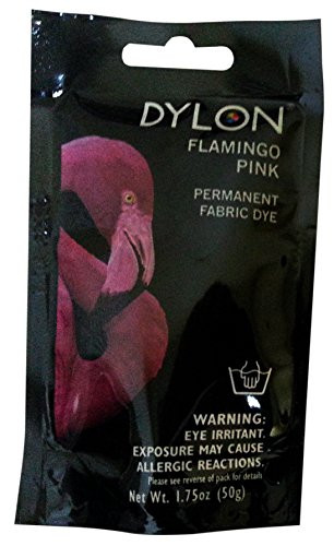 Dylon Flamingo Pink Permanent Dye 1.75 oz