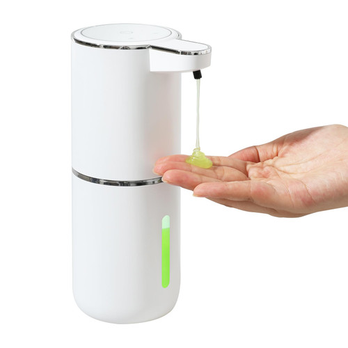 Automatic Liquid Soap Dispenser -13oz/380ML Wall Mount Soap Dispenser, USB Rechargeable, Touchless Hand & Dish Soap Dispenser Waterproof Pump for Bathroom, Kitchen