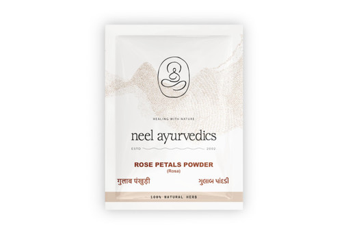 Neel Ayurvedics Gulab Patti Powder | Rose Petals Powder | Rosa Powder - 300 GM