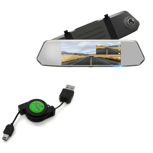 Cable for TOGUARD CE35 (Cable by BoxWave) - miniSync, Retractable, Portable Sync Cable for TOGUARD CE35